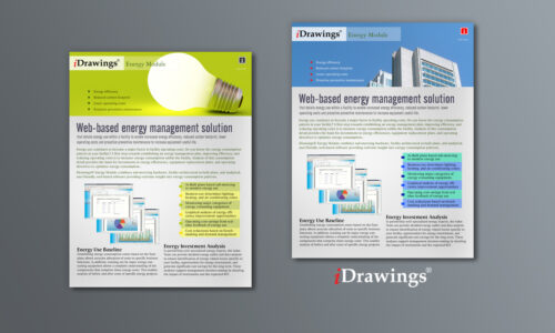 iDrawings leaflet redesign, clicks!!