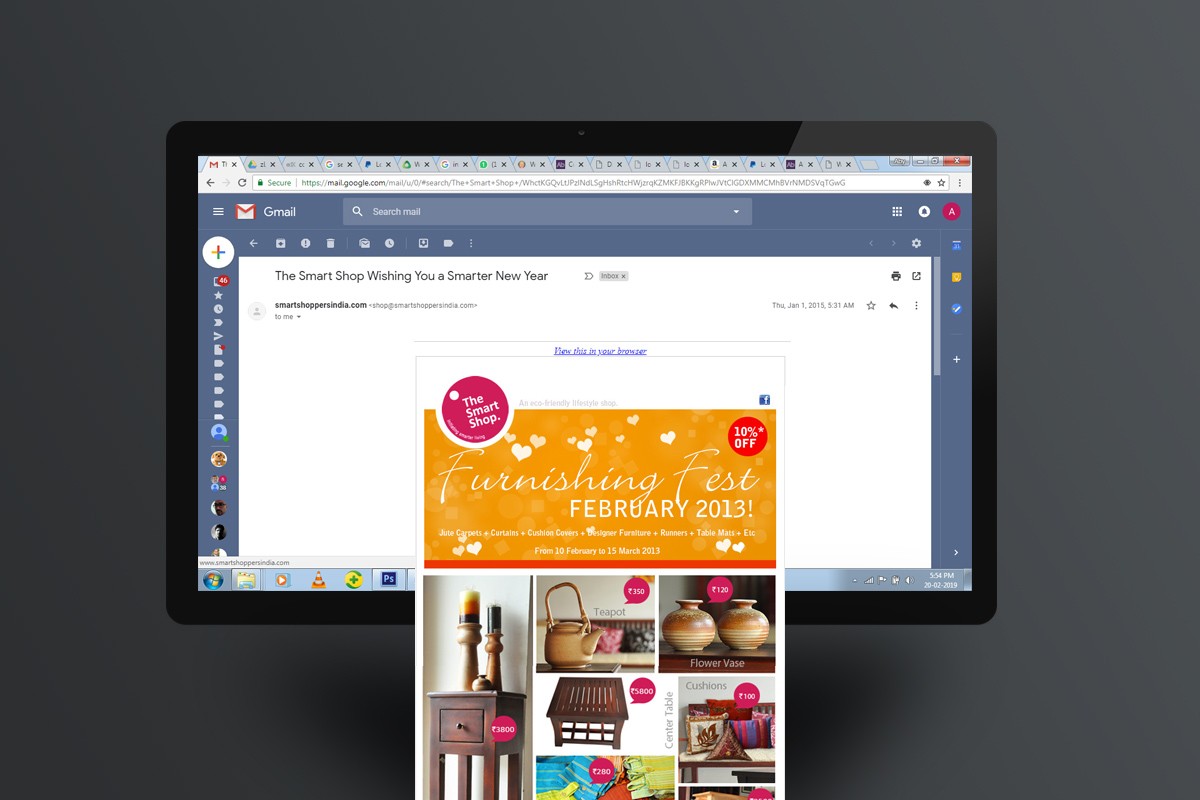 The Smart Shop – Email Campaign